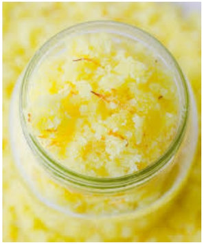 Lemon body scrub